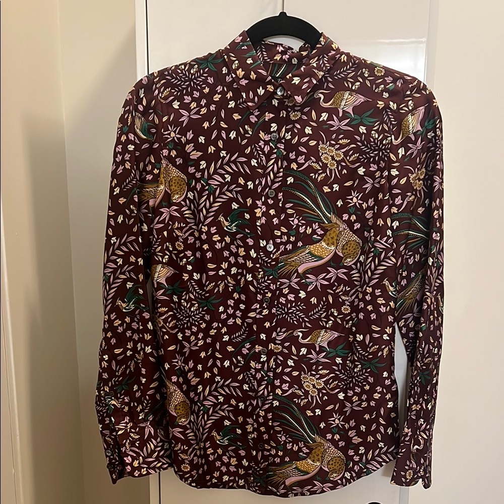 Drake’s of London x J.Crew Silk Blouse